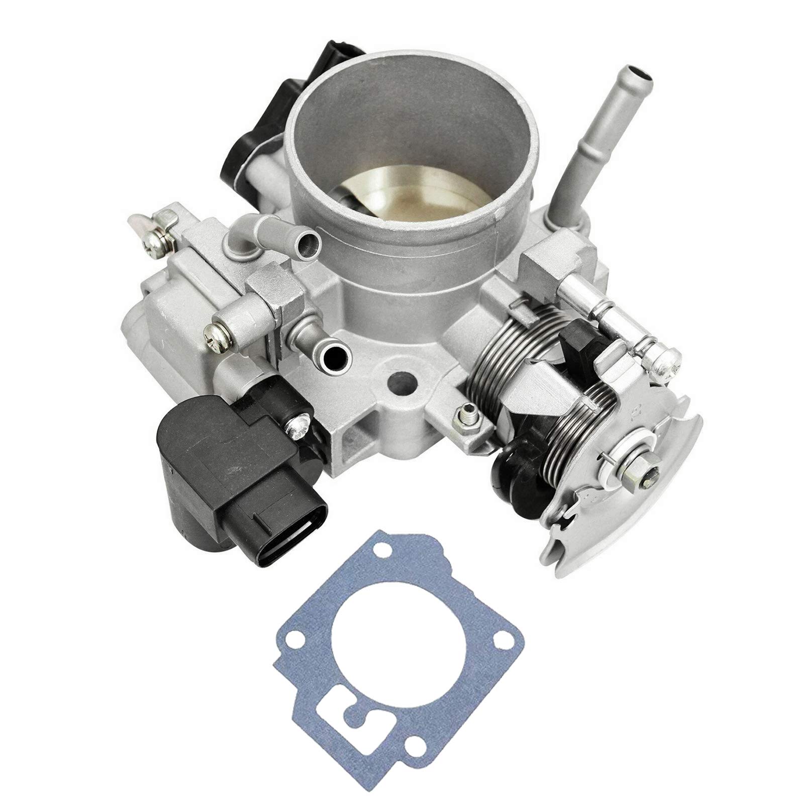 SCITOO Throttle Body For 2003-2005 Honda Accord & Element 2.4L – 60mm Bore, Mechanical, W/ Sensor
