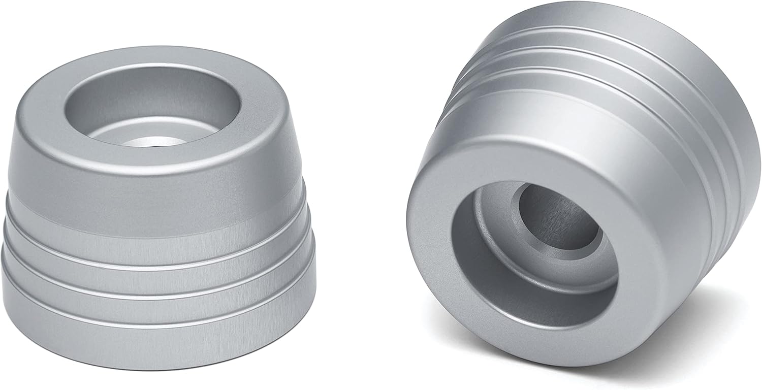 Kuryakyn 3850 Motorcycle Accessory: Lodestar 6061-T6 Aluminum Handlebar Sliders for Grom, Silver, 1 Pair