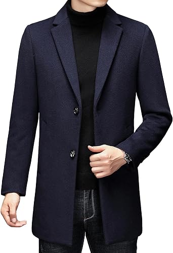 Mens Chester Coat, Winter, Coat, Jacket, Autumn, Winter, Suit, Outerwear, Business, Office, Casual, Winter Clothes, Fall Clothing