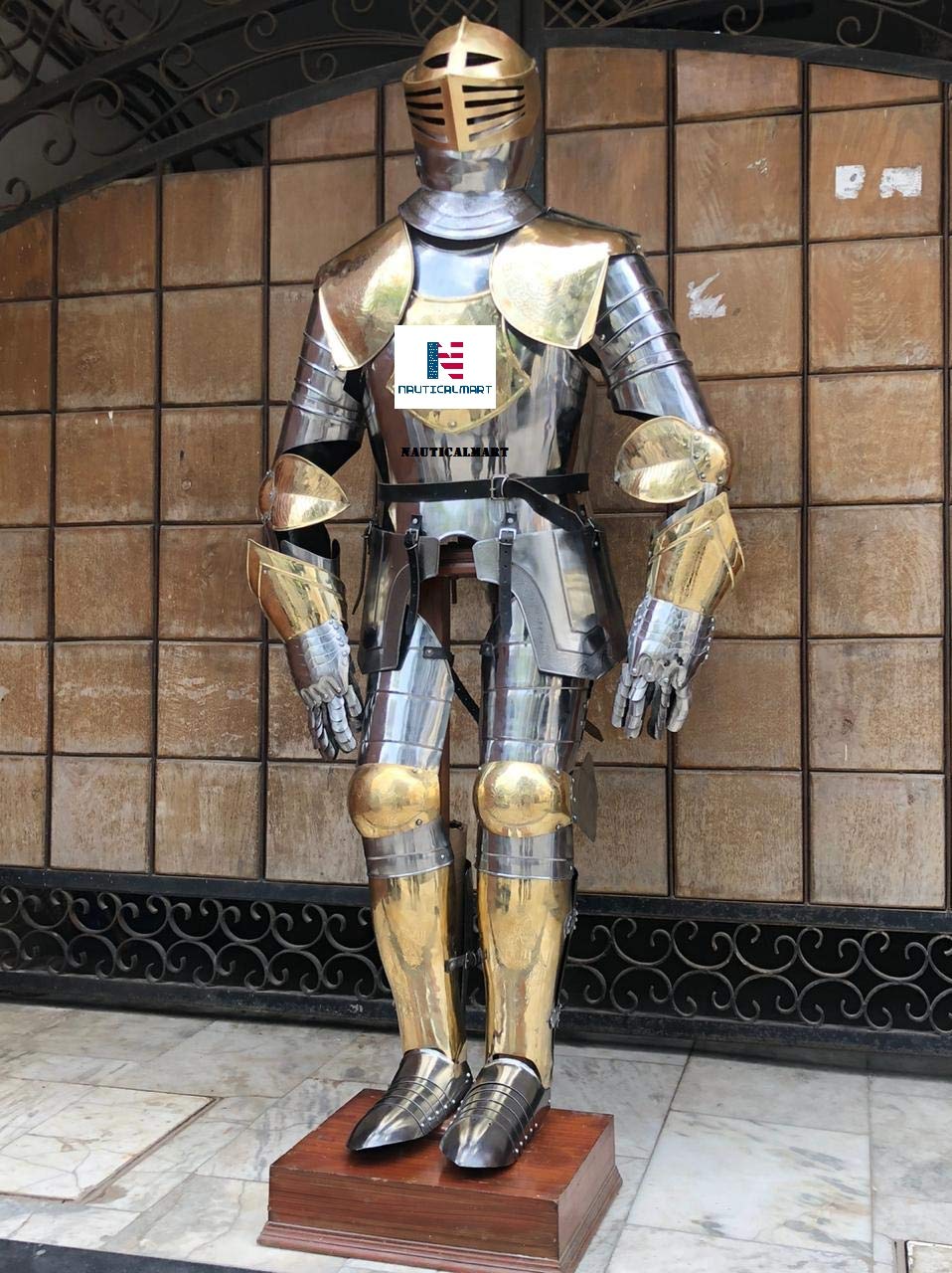 Nautical-Mart Medieval Spanish Suit Of Armor Knight Armor Costume Halloween Costume