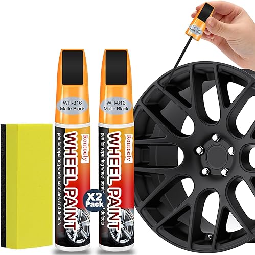 Routooly Pintura de retoque para autos, paquete de 2 bolígrafos de reparación de arañazos de pintura de automóvil, dos en uno, bolígrafo removedor