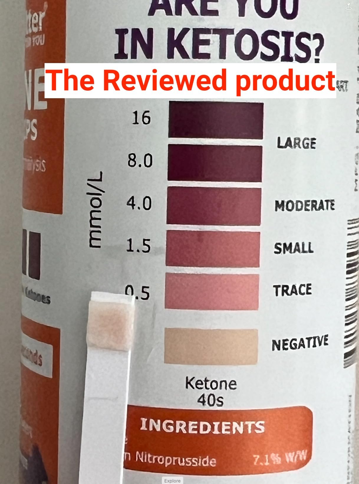 Just Fitter Ketone Test Strips. Look & Feel Fabulous on a Low Carb