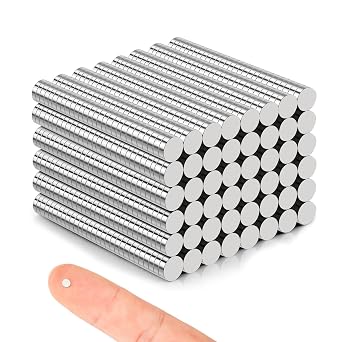 Small Magnets, 2500 Pack Refrigerator Magnet 3x1mm Rare Earth Magnet Neodymium Magnets for Crafts, Whiteboard, Kitchen Cabinet