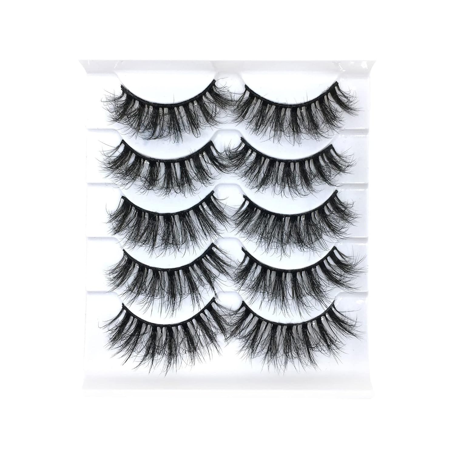 Eyelash Kits for Starters 8D Multipack Fake Style Lashes Faux Mink Lashes Pack Eyelashes 10 False Pairs Volume