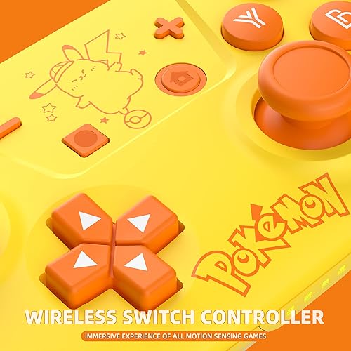 Miniatura 5 de Controladores de interruptor, controlador Switch Pro compatible con SwitchSwitch LiteOLED, controladores Gamepad Pro, reemplazo remoto inalámbrico