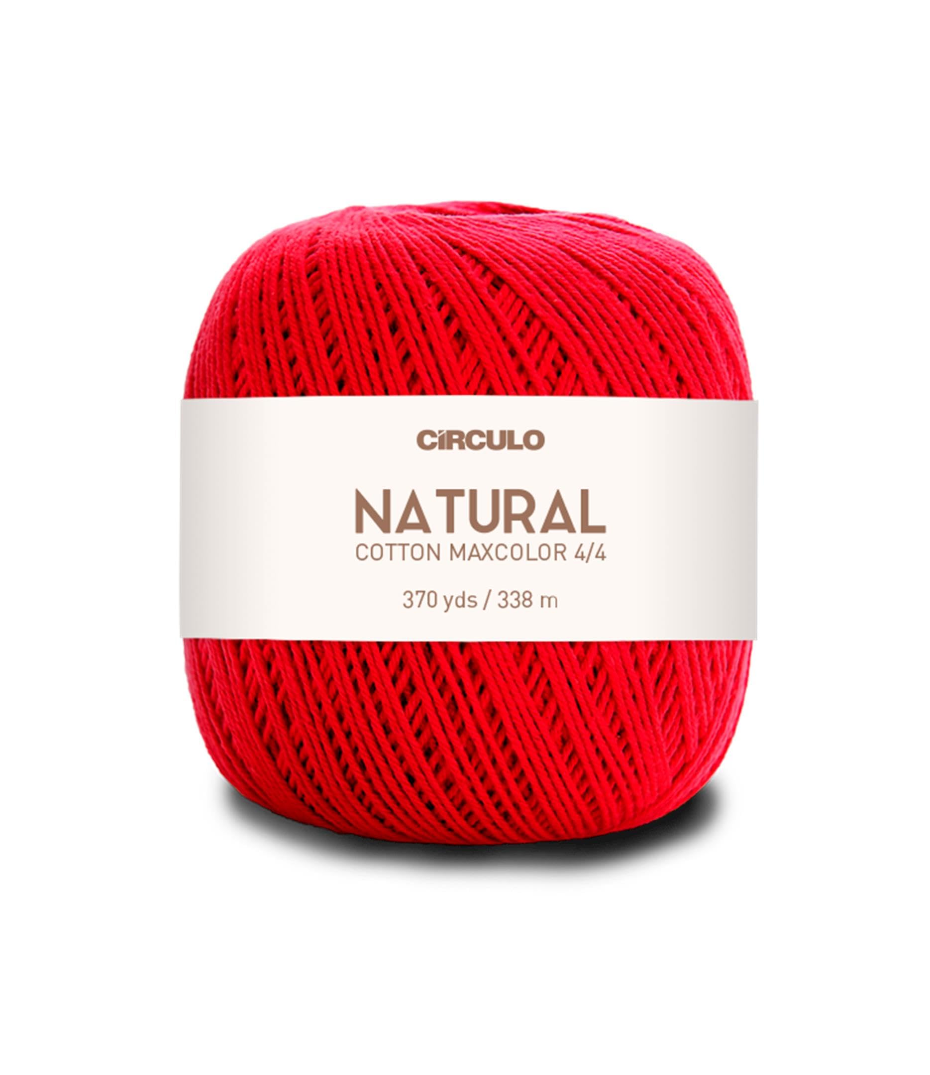 CÍRCULO Natural Cotton Maxcolor 4/4 by – 100% Brazilian Virgin Cotton (Pack of 1 Ball) – 369 yds, 7 oz – DK (3402)