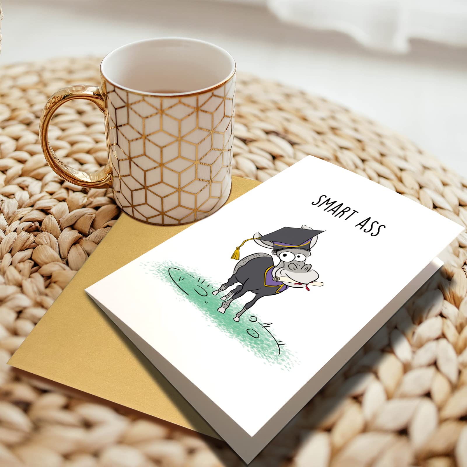 Geburtstag Witzig Grassy Ass*Thank You*Karte Humor Lustig Wortspiel  Grußkarte Danksagung Danke Grußkarte Unfreundlich Freche Karte Graduation  Card, image size:1601x1601