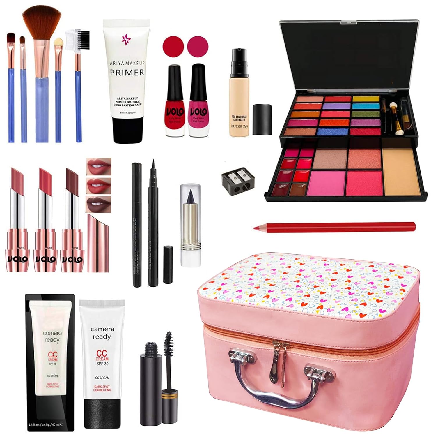 G4U All In One Makeup Kit For Women, Best Cosmetices Gift For Girlfriend & Wife 12J2021A18