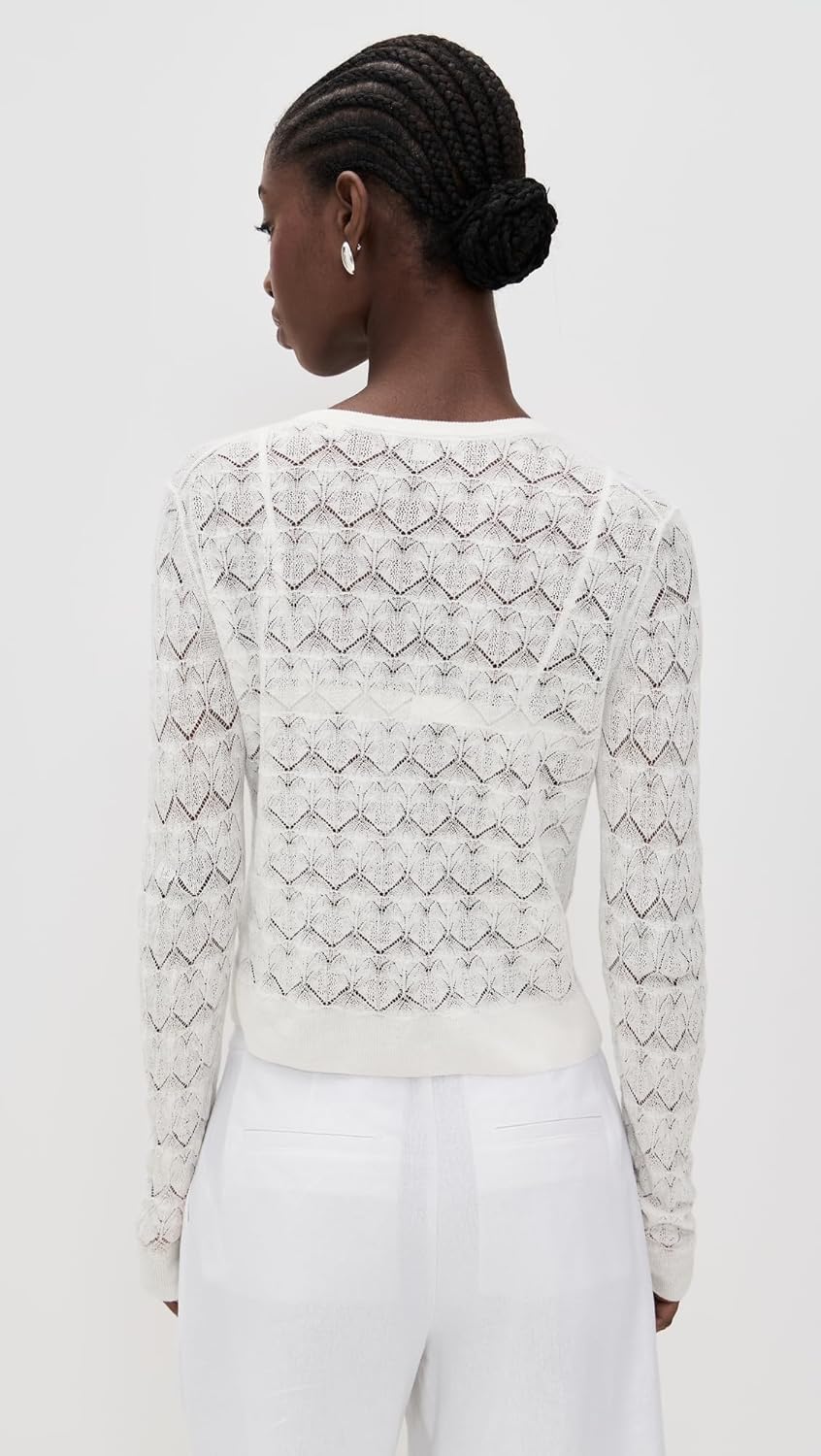 Vince Women's Lace Stitch Cardigan - Image 4