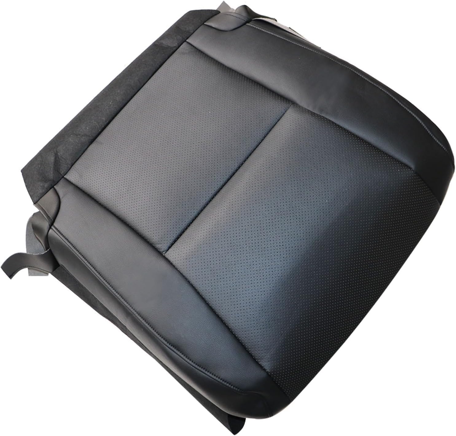 FZJDSD Black Driver Side Bottom Replacement Perforated Microfiber Leather Seat Cover Compatible with Lexus RX350 RX450 2010 2011 2012 2013 2014 2015