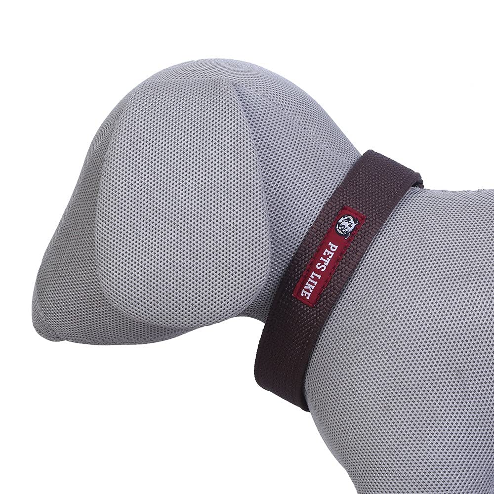 Dog Polyester Collar Brown(25mm) (GE-PL0002I)