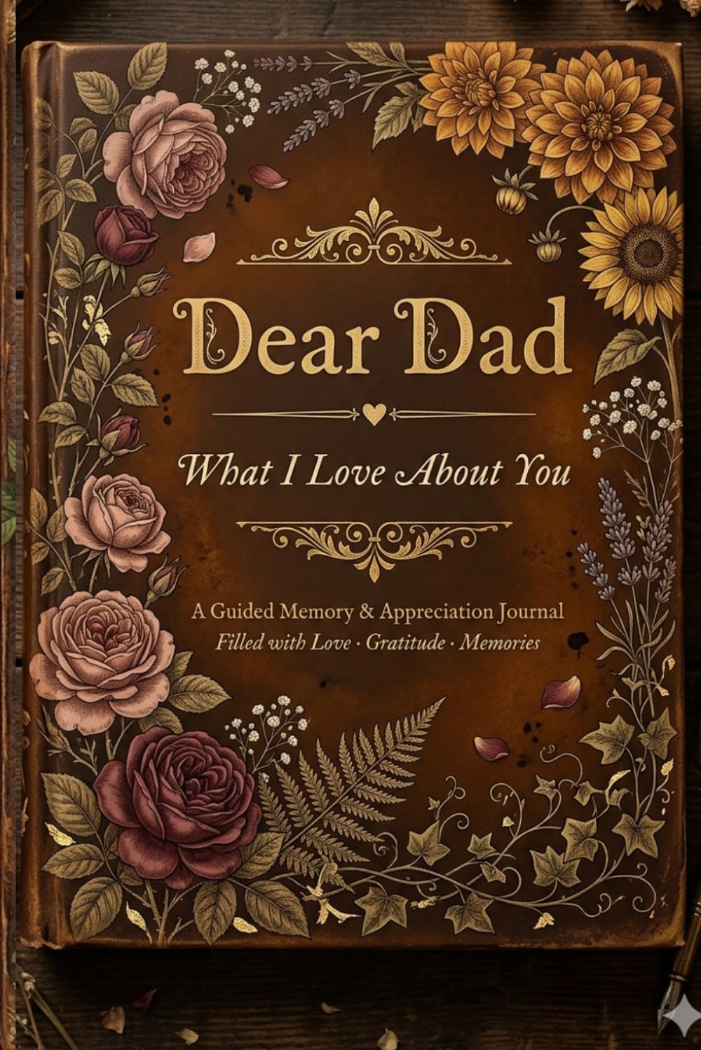 Dear Dad, What I Love About You: A Guided Memory Journal Filled with Love, Gratitude, Life Lessons, and Unforgettable Moments