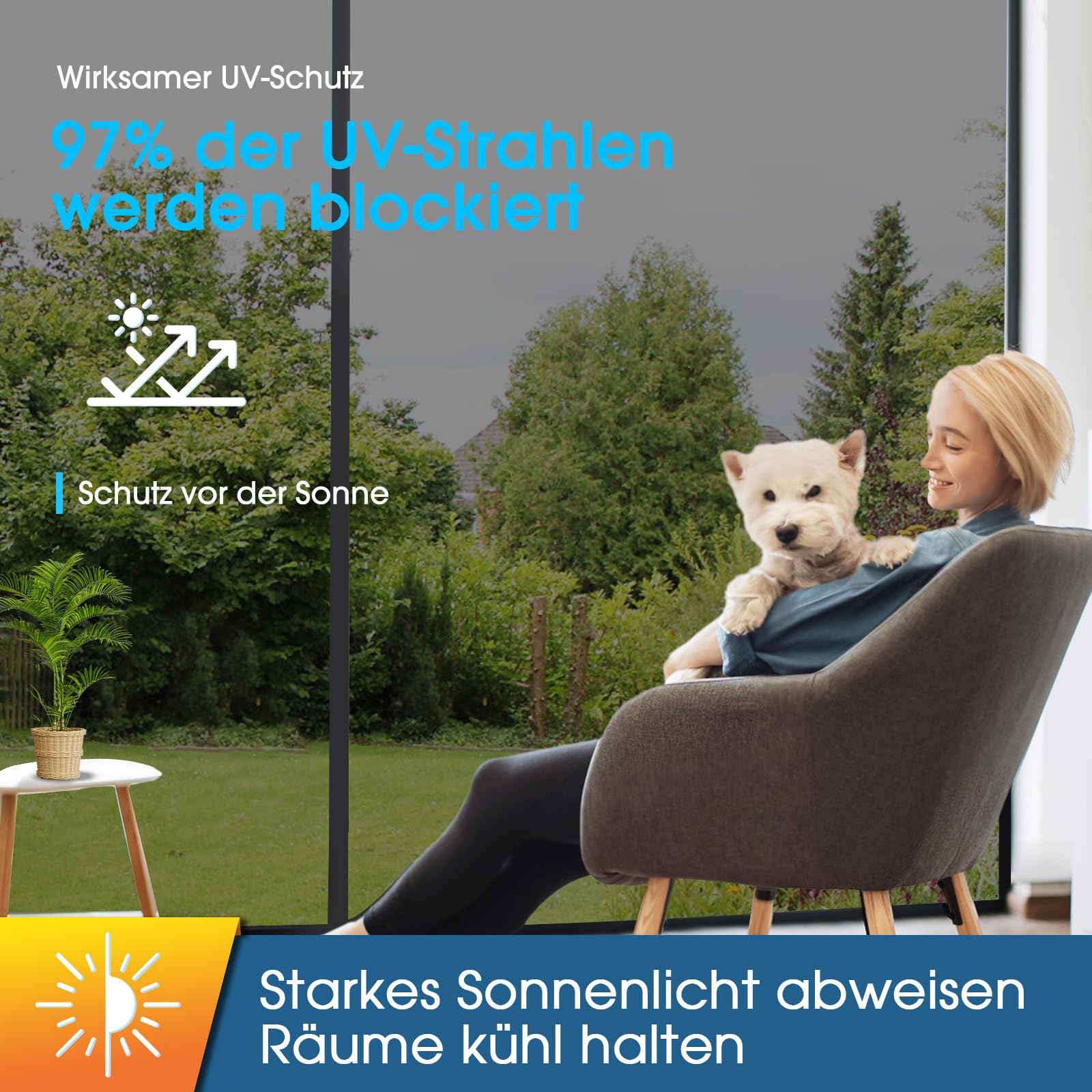 Pellicola A Specchio Per Finestre Lifetree 44.5x400cm - Termica, Anti-UV, Privacy, Argento - Foto 4