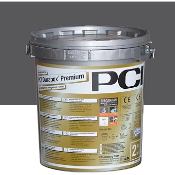 PCI Durapox Premium Reactive Resin Mortar 2kg Bucket Anthracite