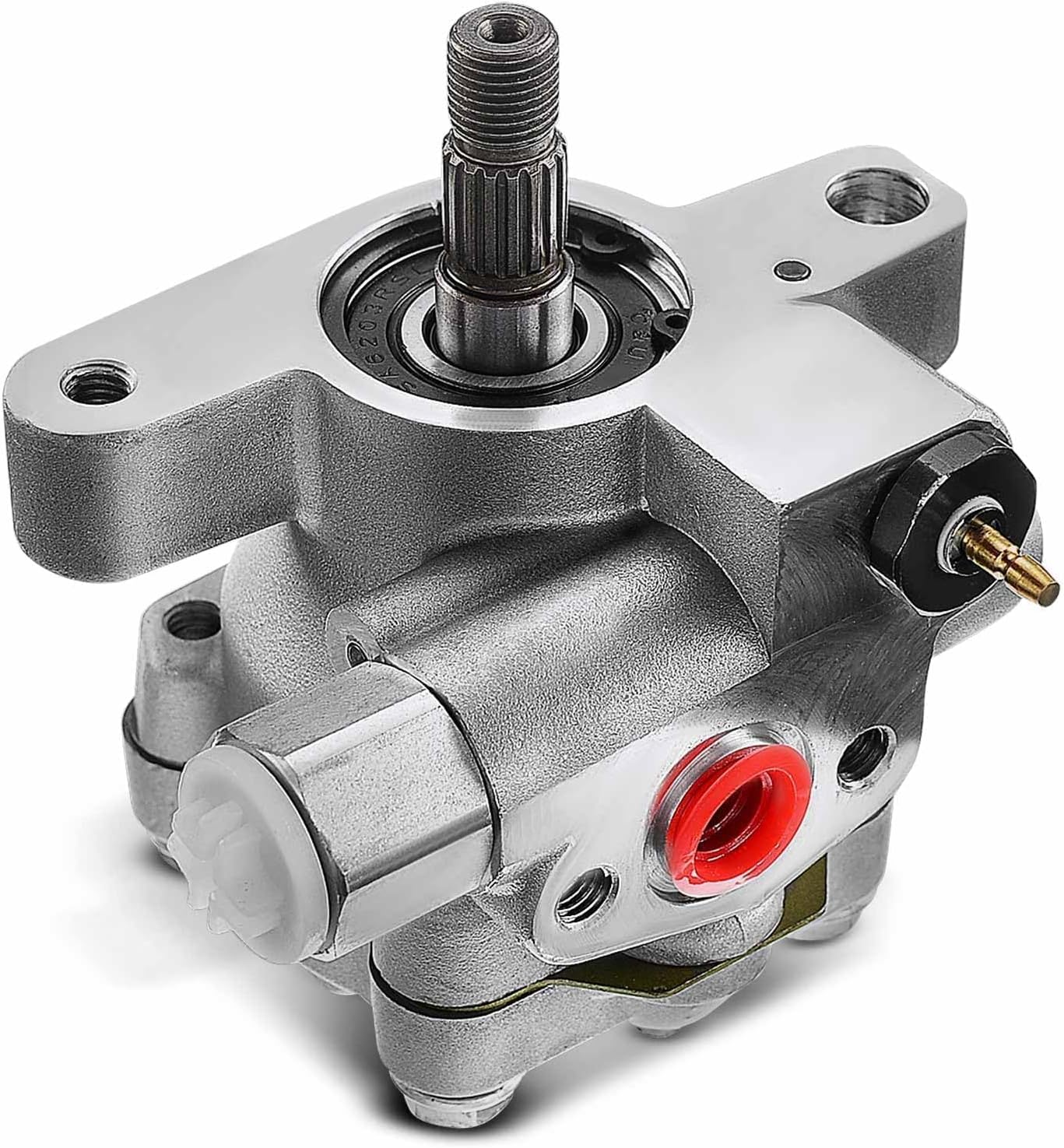 A-Premium Power Steering Pump Compatible with Hyundai Sonata 2001-2005, Kia Optima 2001-2006, Magentis 2001-2006, L4 2.4L Gas, Replace # 57100-38100