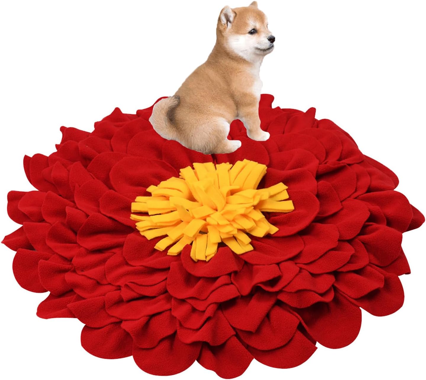 Pet Snuff Mat, Dog Snuff Mat, Pet Smell Mat for Slow Feeding, Puppy Cat Interactive Puzzle Toys for Smell Training, Indoor Foraging Mat for Stress Relief
