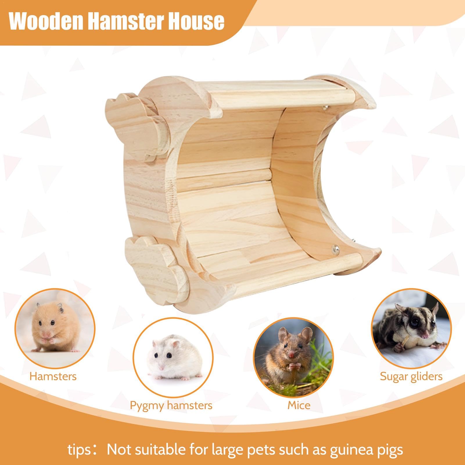 チンチラハウス  月 moon 小動物用 可愛い チンチラハウス 月 moon 小動物用 可愛い - メルカリ