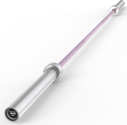 Miniatura 10 de Barra olímpica de 4 pies/4.9 pies/6 pies - Barra de peso de 2 pulgadas para entrenamiento de fuerza, levantamiento de pesas, sentadillas, peso Barra