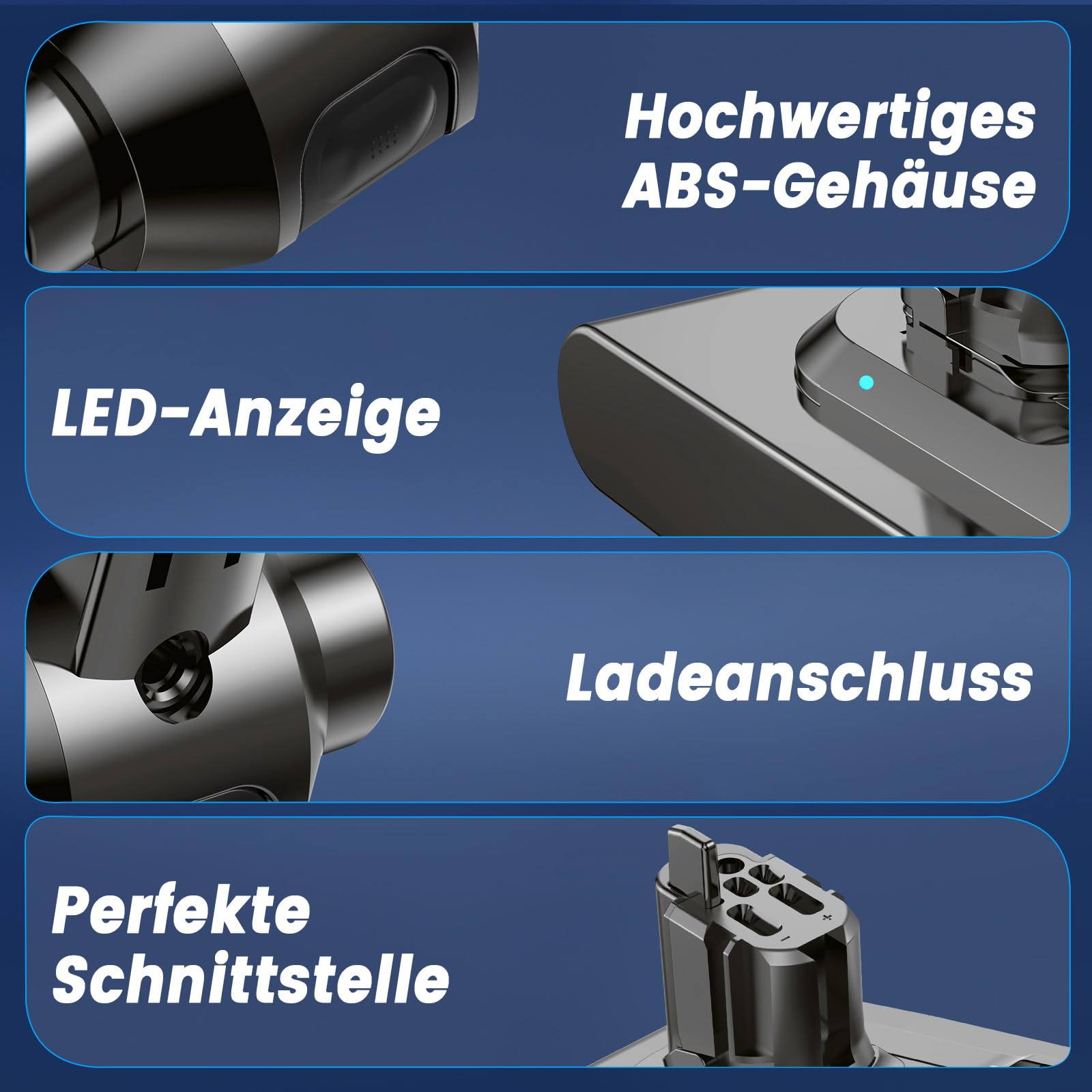 V11 Akku für V11, V15 Akku Kompatibel mit V11Extra Absolute Animal Outsize V15 SV15 SV16 970425-01