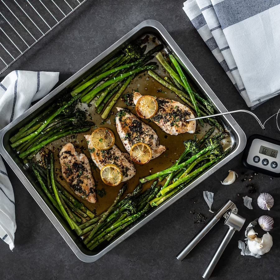 Ikea Stainless Steel Roasting Tin With Grill Rack 40x32 Cm