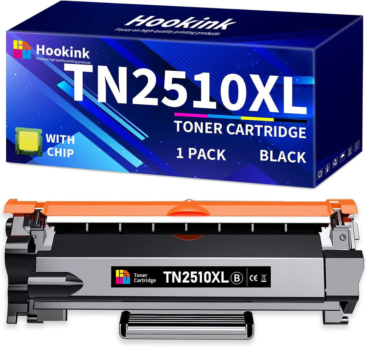 Hookink TN 2510XL TN2510XL Toner Cartridge Compatible With Brother TN hookink-tn-2510xl-tn2510xl-toner-cartridge-compatible-with-brother-tn