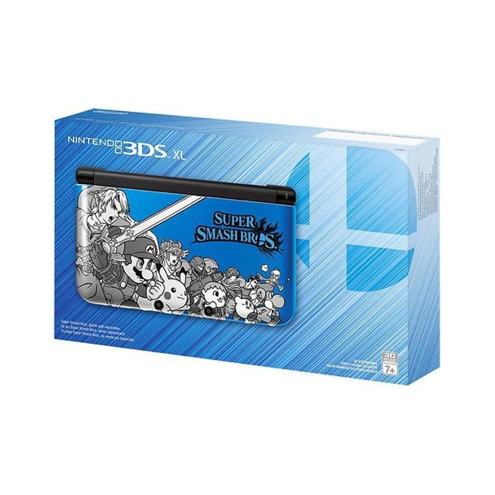 Nintendo 3ds xl edição limitada mario super smash bros. Azul
