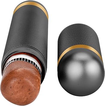 Fortune Nexus Air Tight Smell Proof Metal Cigar Case Tube