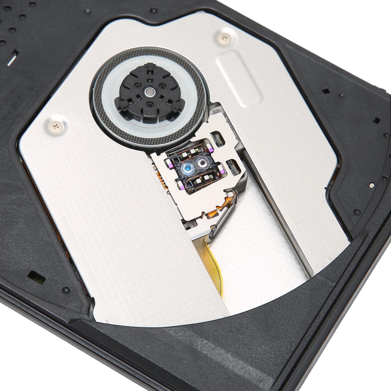 Externes DVD Laufwerk, USB 3.0 und Typ C Dual Ports Low Noise Dos Boot und Systemwiederherstellungsprobleme CD Brenner, Eigenständiger Plug and Play Betrieb für CD DVD für Win10(Blu-Ray-Brennen)
