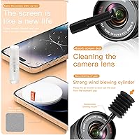 Vista 3 de Kit de limpieza 20 en 1 para laptop, pantalla de teléfono, auriculares, kit limpiador de teclado, kit de limpieza de teclado con cepillo de limpieza