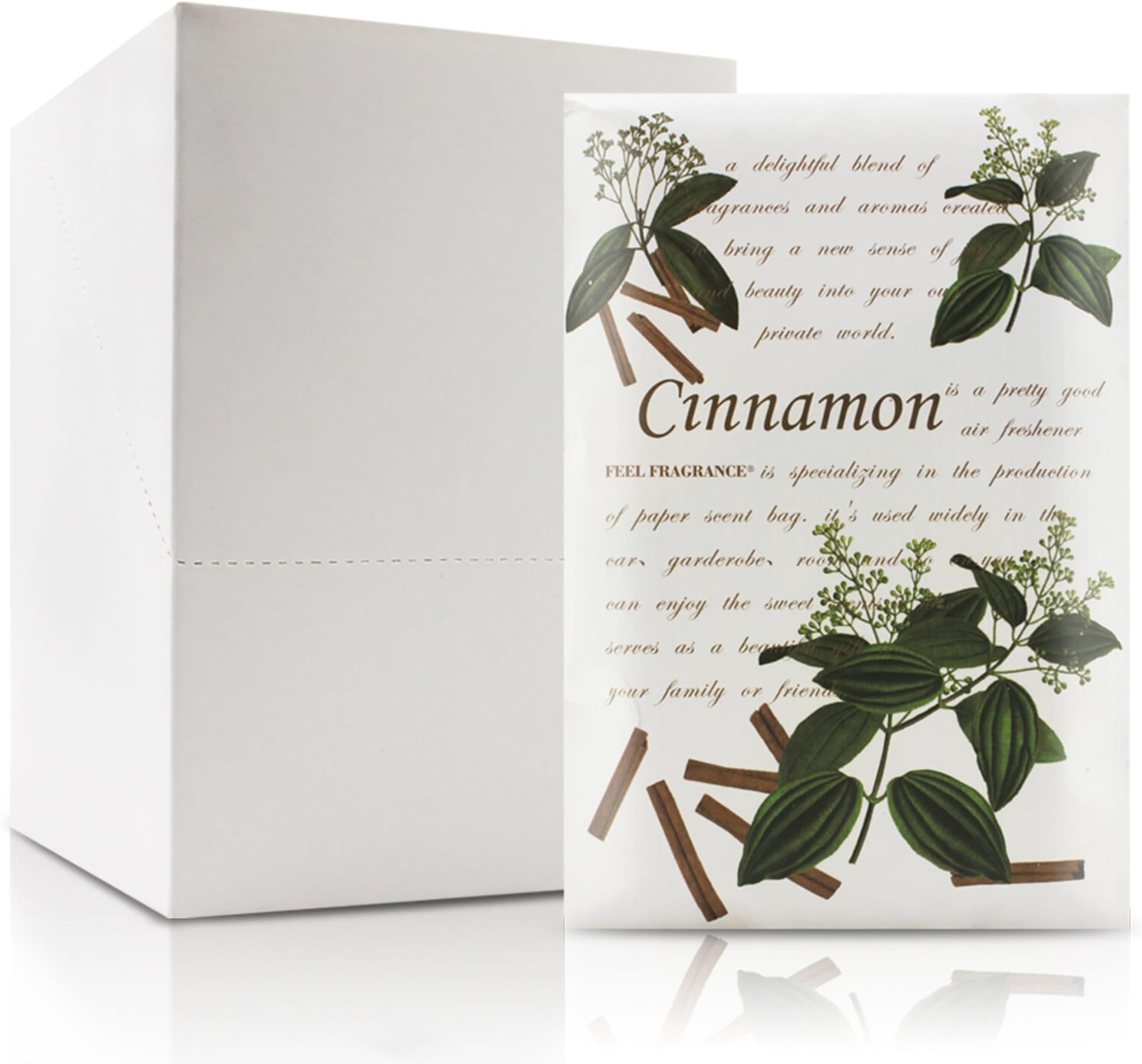 Scented Sachet for Drawer and Closet Sachets, Lot of 12 (Cinnamon)