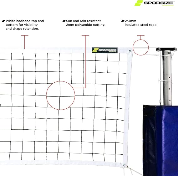 Volleyball Net Training Picnic - School - Hotel - Special Dimensions