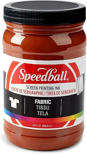 Miniatura 62 de Speedball 046055 Tinta de serigrafía de tela, 128 onzas líquidas, amarillo