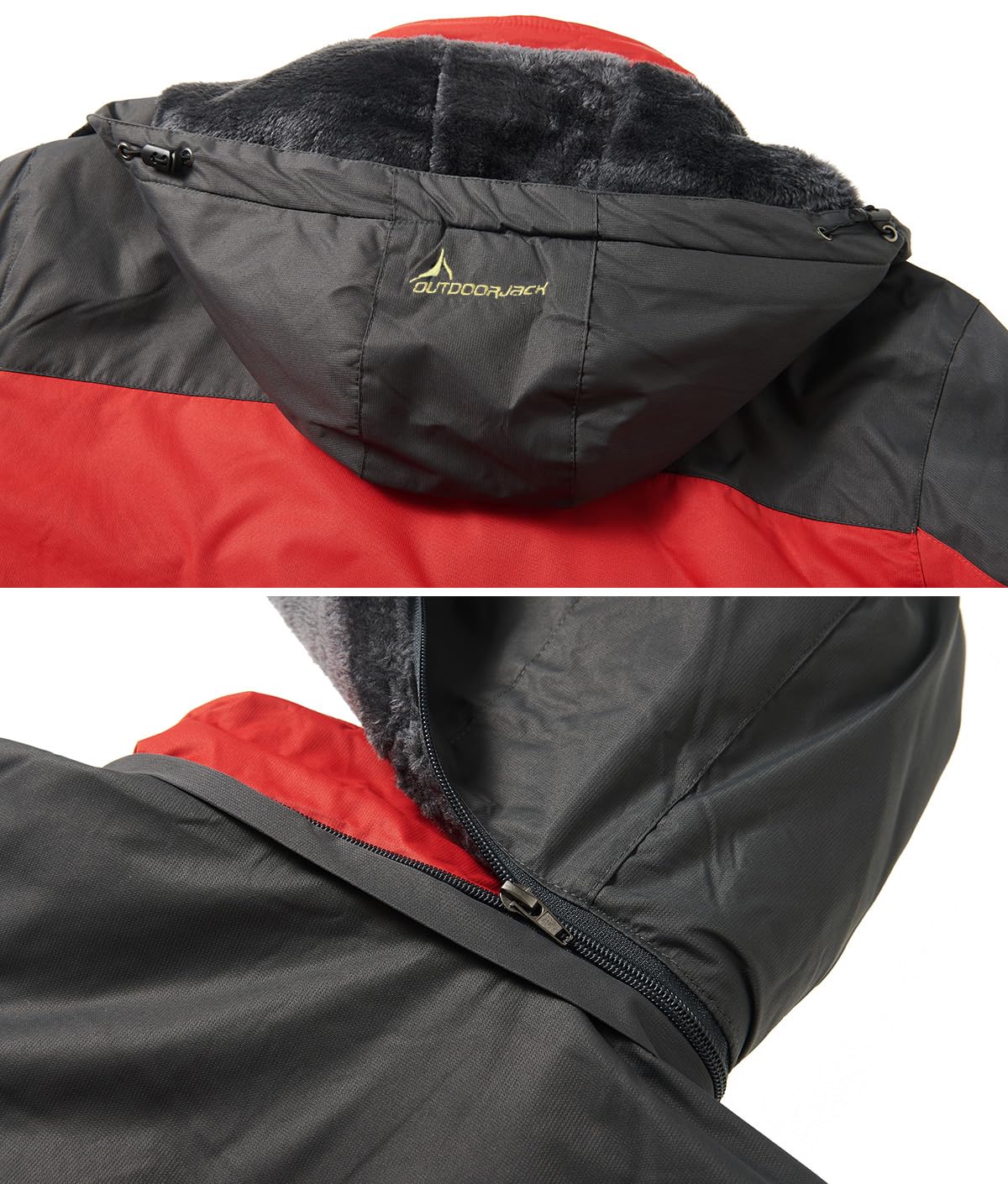 MANSDOUR Giacca da sci impermeabile da uomo Caldo Inverno Neve Cappotto antivento Mountain Windbreaker con cappuccio Impermeabile, Sandali Adventure Seeker, punta chiusa - T - Bambini, XX-Large