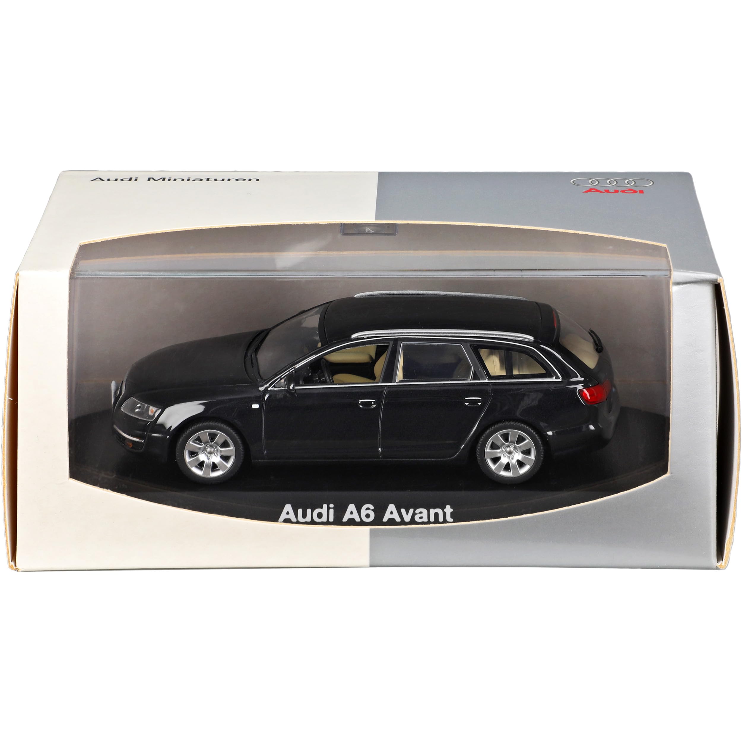 Generisch A*u*d*i.A6 A 6 4f C6 Avant Phantom Schwarz Kombi 2004-2010 1/43 Minichamps Modellauto Modell Auto