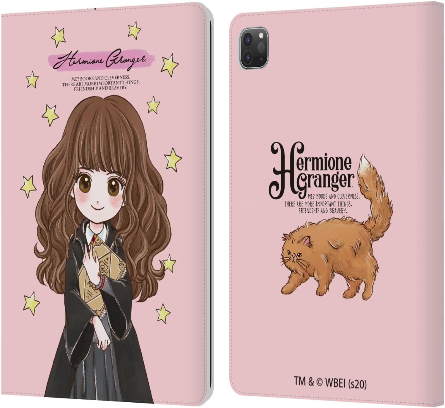 Head Case Designs Officially Licensed Harry Potter Hermione Granger Deathly Hallows XXXVII Leather Wallet Case Compatible with Apple iPad Pro 11 2020/2021 / 2022
