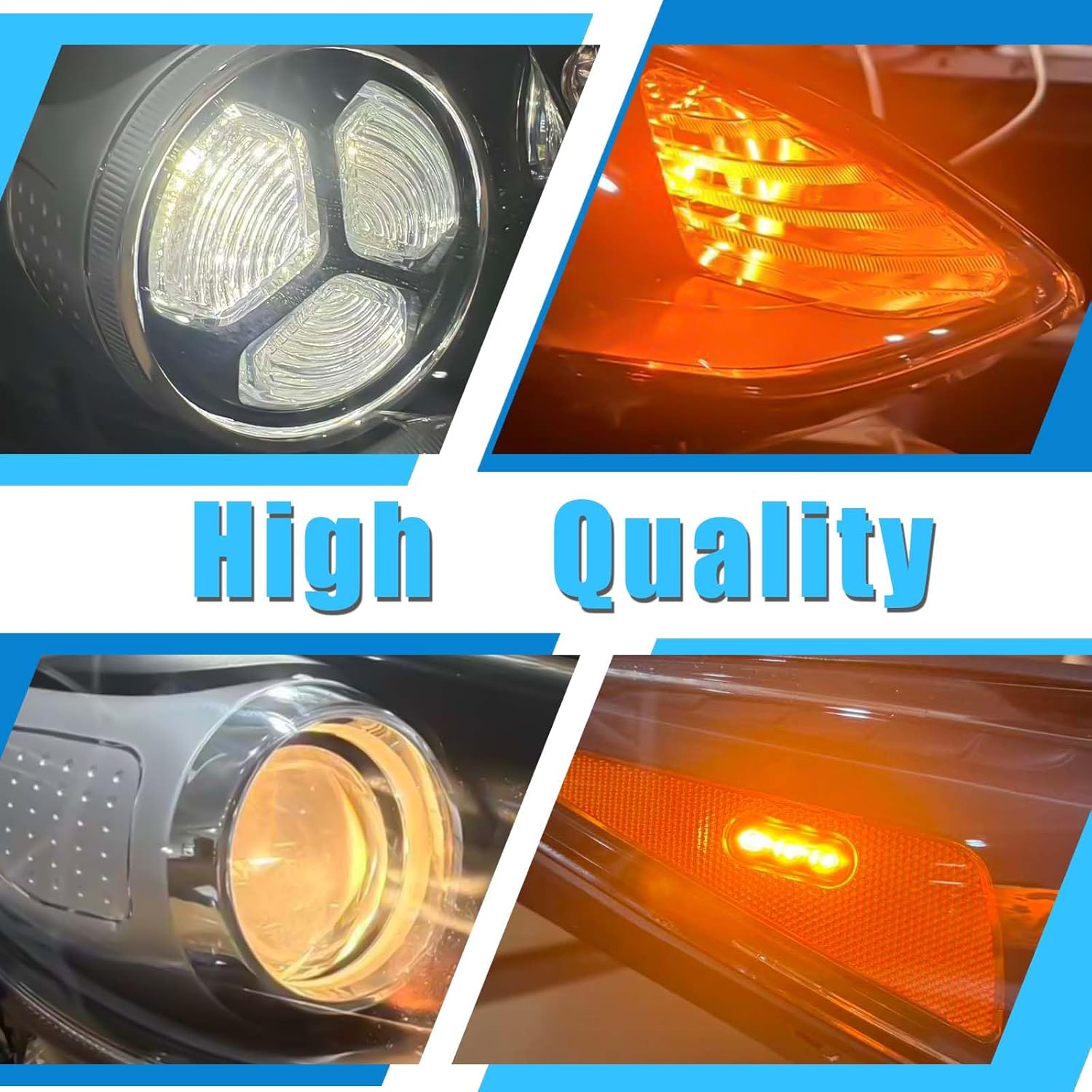 Headlight Assembly Compatible with Kia Sportage 2017-2021 w/Bulbs Halogen Headlamp(Left and Right Side)