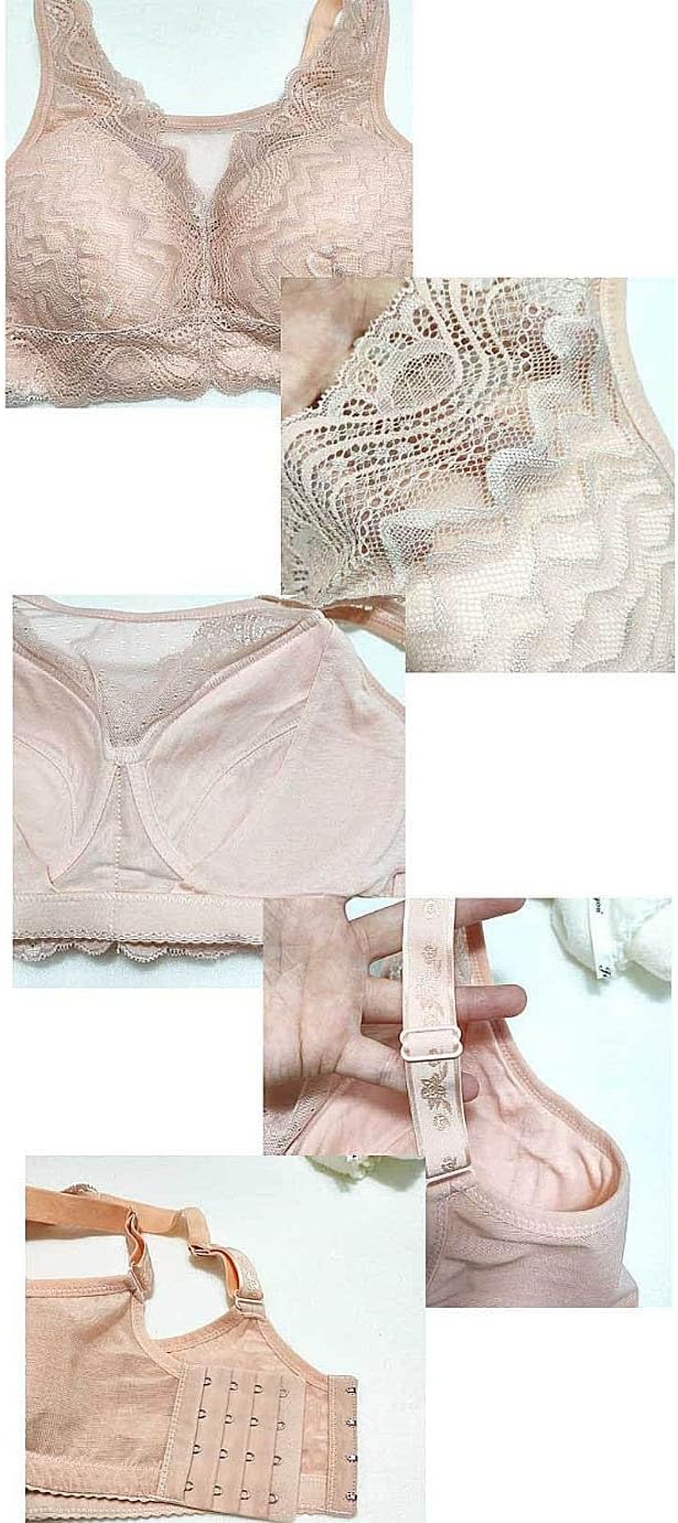 Post Surgical Pockets Mastectomy Bras Wireless Breast Prosthesis Forms Pocket Bra for Women Full Coverage Everyday Top
