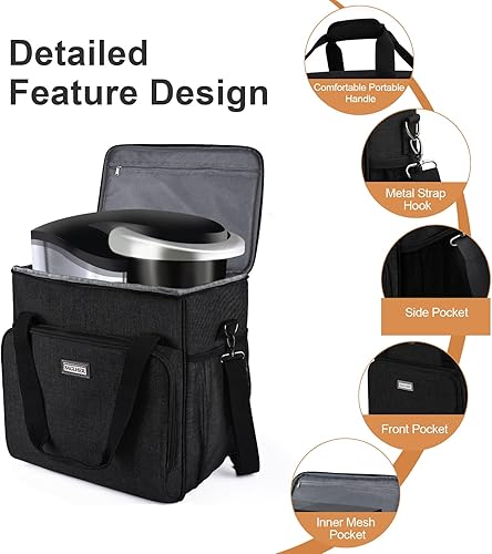 Miniatura 3 de BAGLHER Bolsa de viaje para cafetera compatible con Keurig K-Classic, Keurig K-Elite, Keurig K-Compact u otros accesorios, funda portátil para