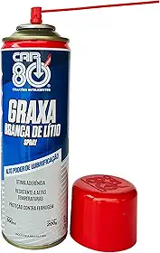 Graxa de Litio Spray Snap-On, Branco, 300 ml, Car 80