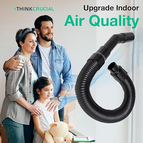 Miniatura 5 de Think Crucial - Manguera de vacío de repuesto con muesca Shurlock  Compatible con Oreck Part # 72046-05-0327 y 72033-04-0327  Compatible con Oreck