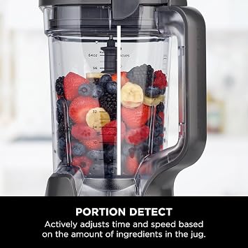 Ninja 2-in-1 Detect Power Blender Pro & Single Serve, 1200W Blender With Jug, Single Serve Cup, Blend Smoothies, Chop Vegetables & Mix Frozen Drinks, Black/Copper, TB301UKCP