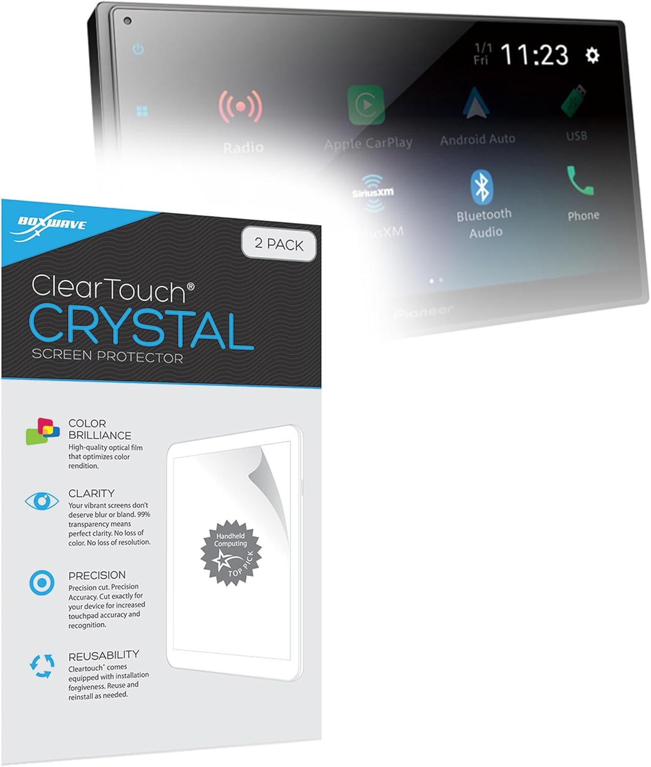 BoxWave Protector de Pantalla para Pioneer DMH-1700NEX (2 Unidades)
