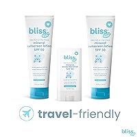Vista 8 de Bliss Protector solar para bebés, loción mineral de protección solar SPF 50, óxido de zinc natural, hipoalergénico, no tóxico, resistente al agua