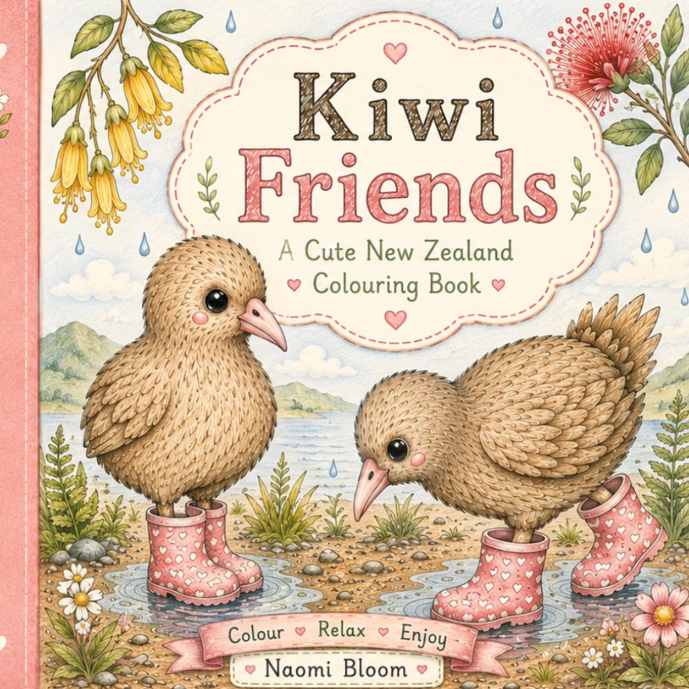Kiwi friends: coloring book