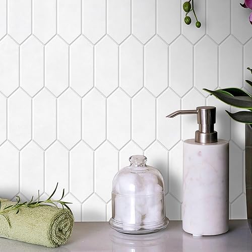 Papel de contacto para despegar y pegar contra salpicaduras para cocina, baño, encimera, extraíble, vinilo largo, hexagonal, geométrico, temporal,