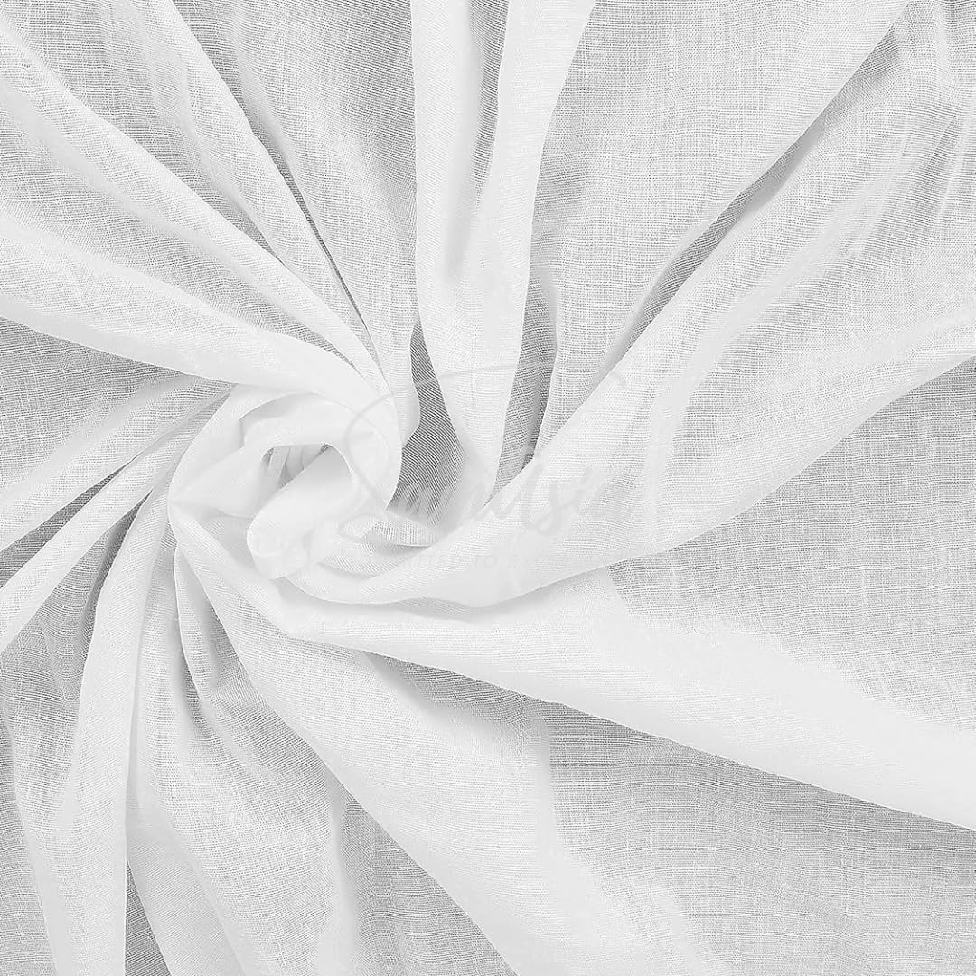 1m White Muslin Cloths for Cooking, Cheese Cloths for Straining - 100% Cotton Cloth by the Metre, Grade 90 – 140cm / 54" Wide for Cooking, Baking, Embroidery, Crafts - by SAMASIA