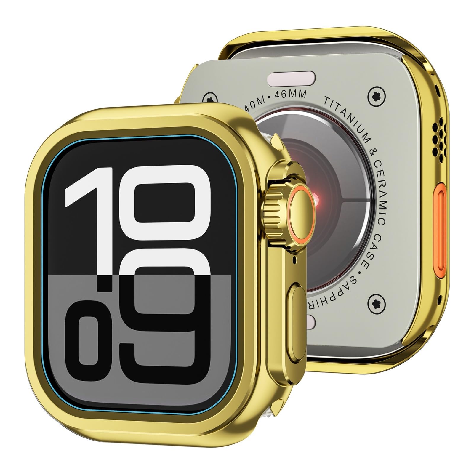 Caja de reloj de aleación para Apple Watch Ultra 2 con marco de metal premium 8