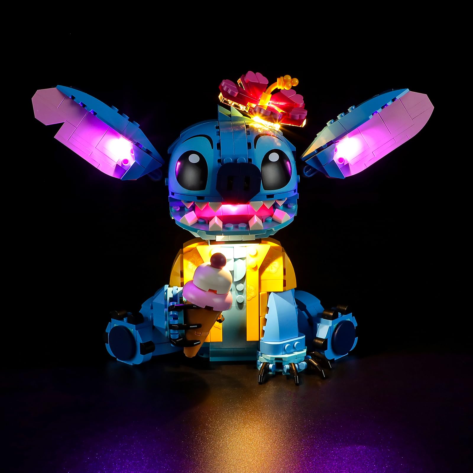 YEABRICKS LED Light for 43249 Disney Stitch Building Blocks Model (Building Set NOT Included)