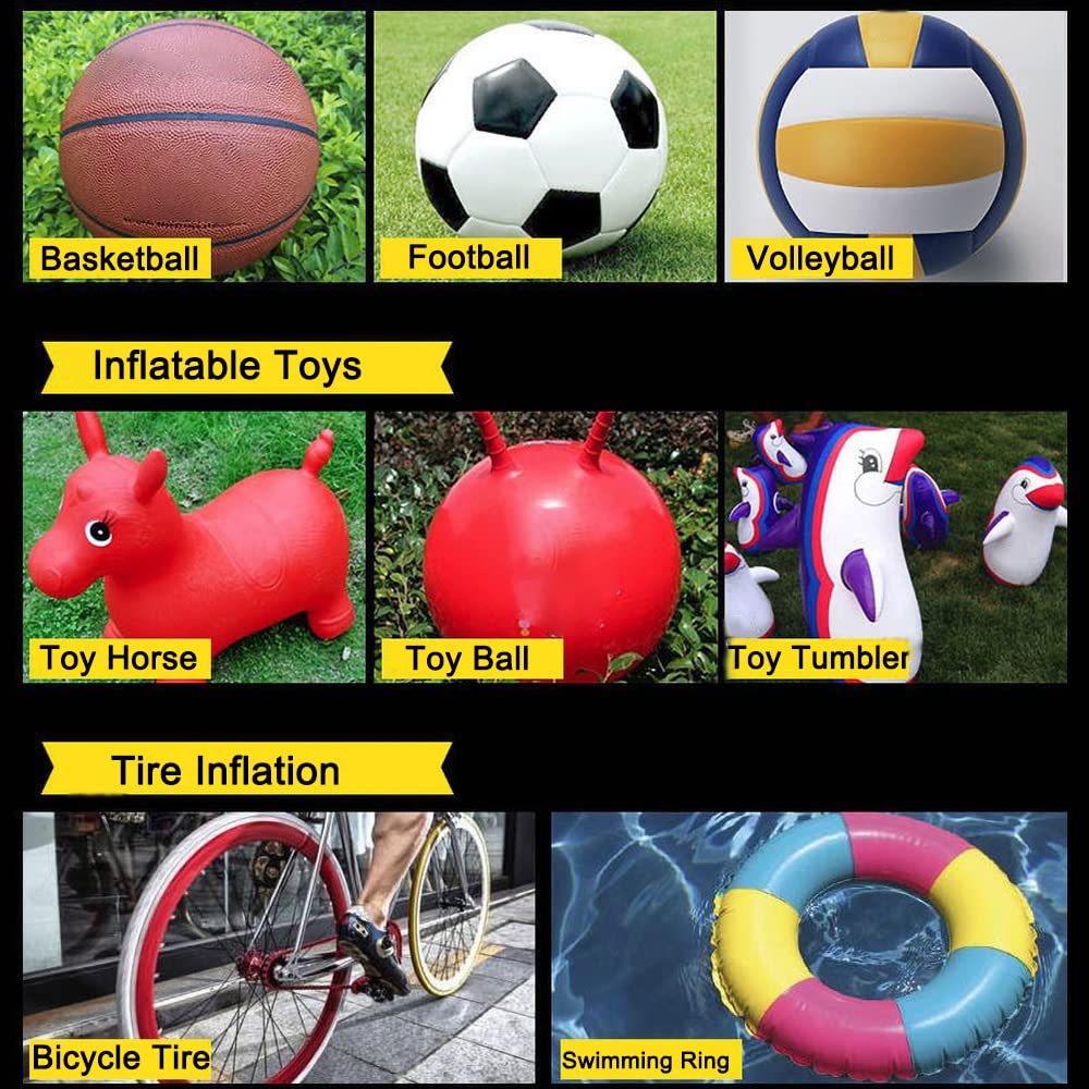 Gonfleur De Ballon Automatique Pompe à Ballon Portable Pour Football Basket-ball Volley-ball Rugby Handball Label - Sport