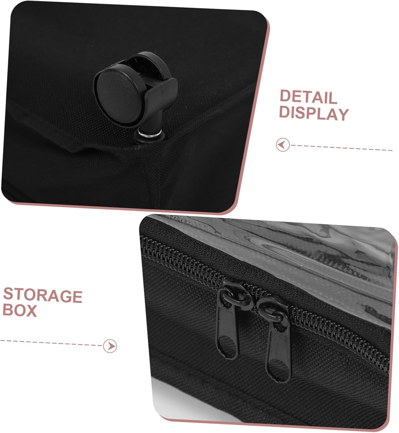 VOSAREA Bed Storage Container with Wheels Rolling Dustproof Organizer for Clothes and Shoes Large Fabric Storage Bin with Lid Multi-Purpose Underbed Drawer for Bedroom